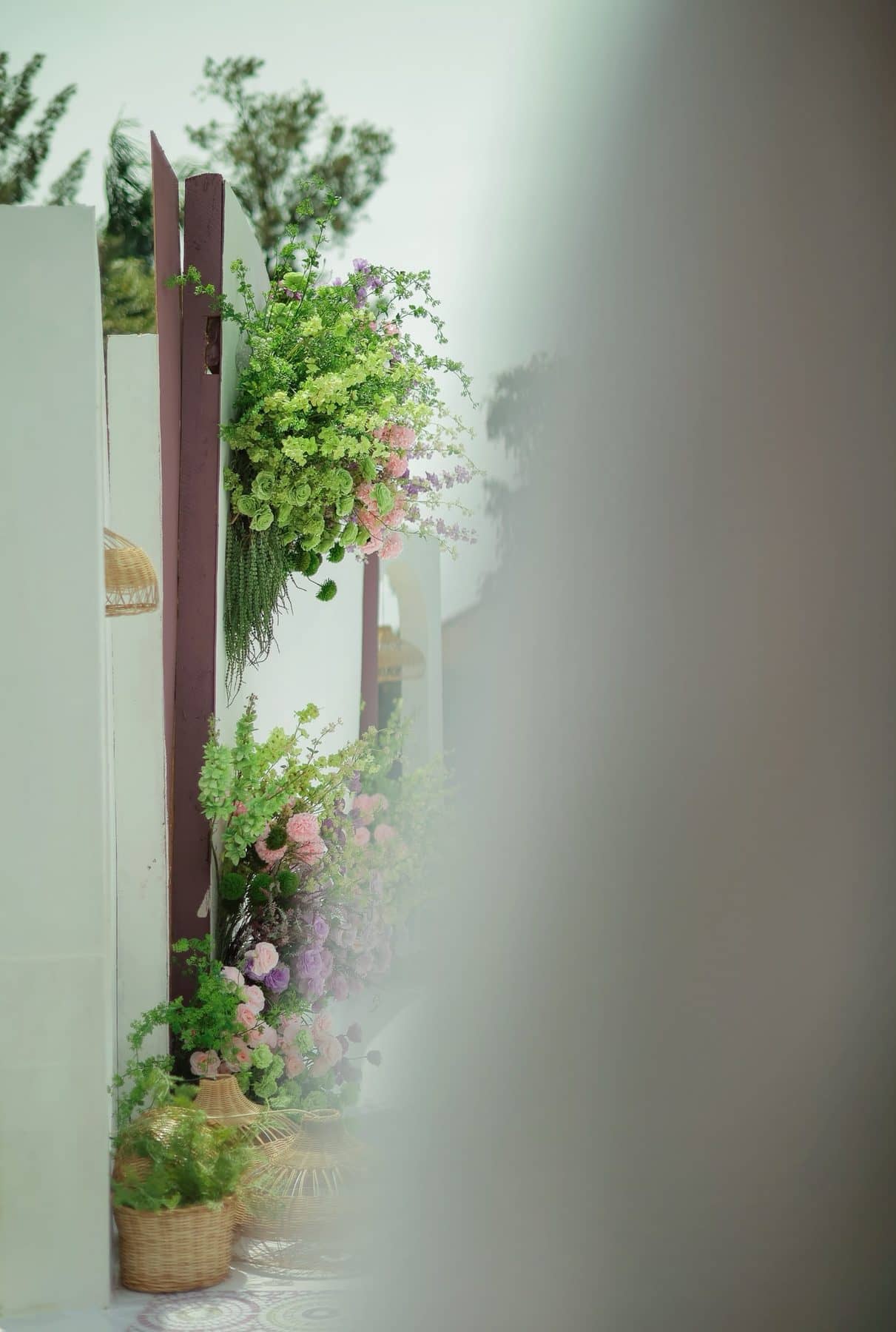 Florals tucked into every corner